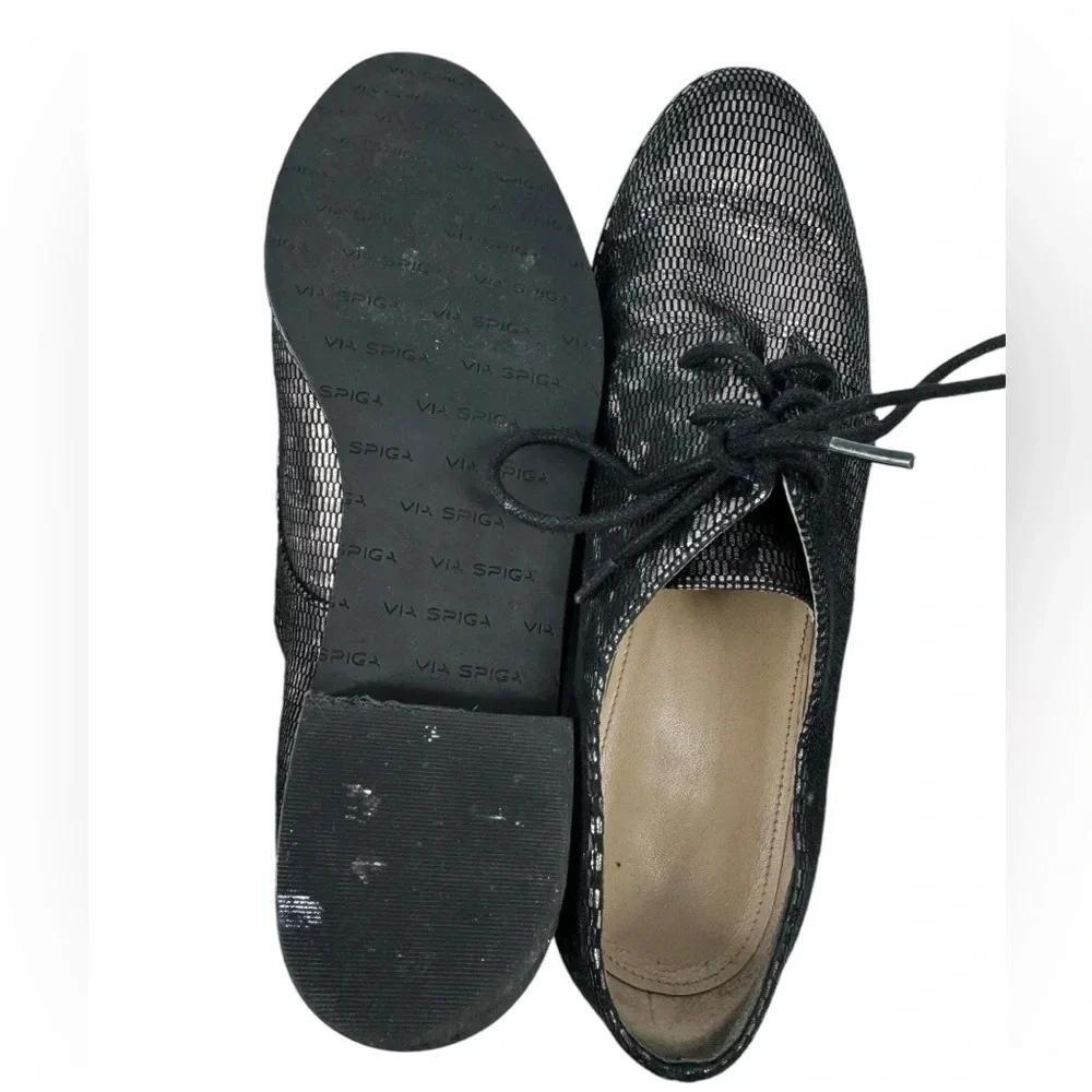 Via Spiga sparkle shoes loafers.  Shiny.  Great condition.  8.5